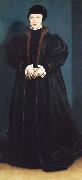 Christina of Denmark,Duchess of Milan Hans Holbein